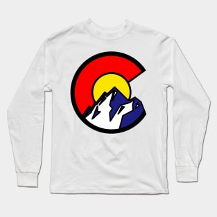 Colorado Flag C Long Sleeve T-Shirt